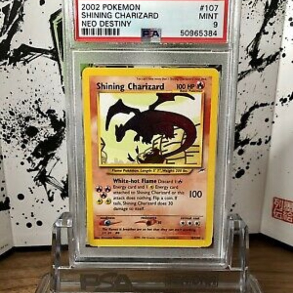 Pokémon Shining charizard PSA 9